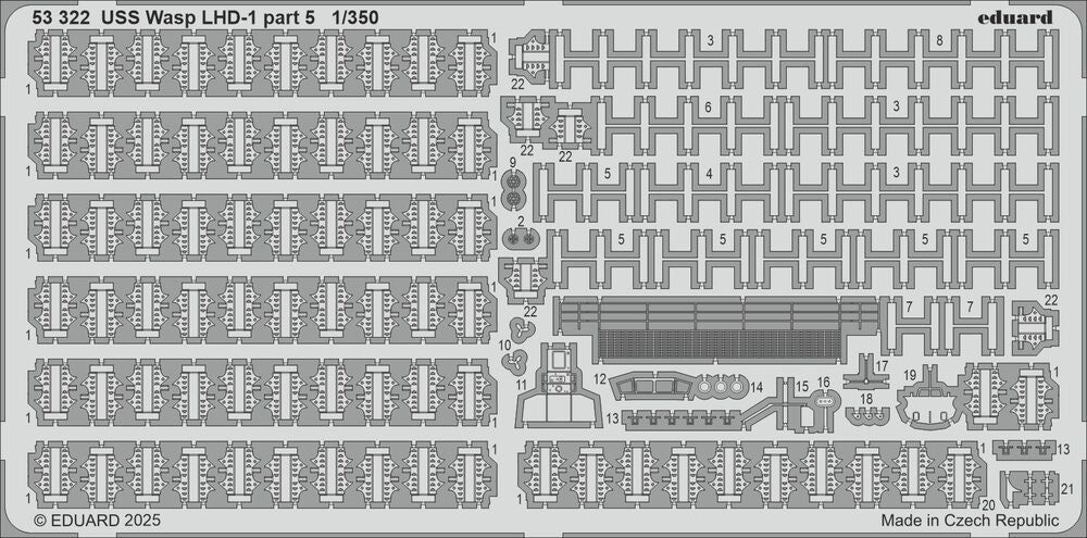 USS Wasp LHD-1 part 5  TRUMPETER