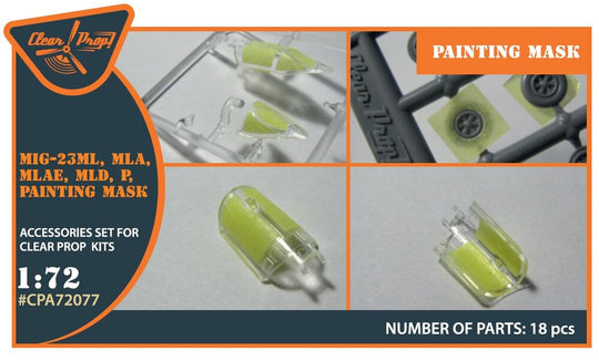 MiG-23ML, MLD, P, MLAE painting mask for CP kits