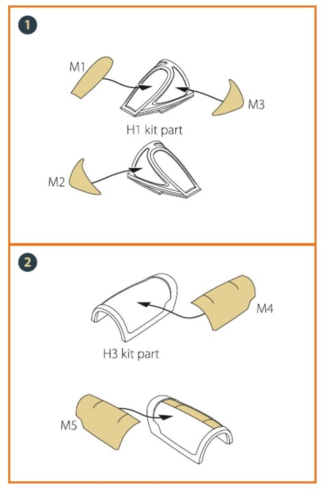 Nanchang Q-5 painting mask for Trumpeter kit (all versions)