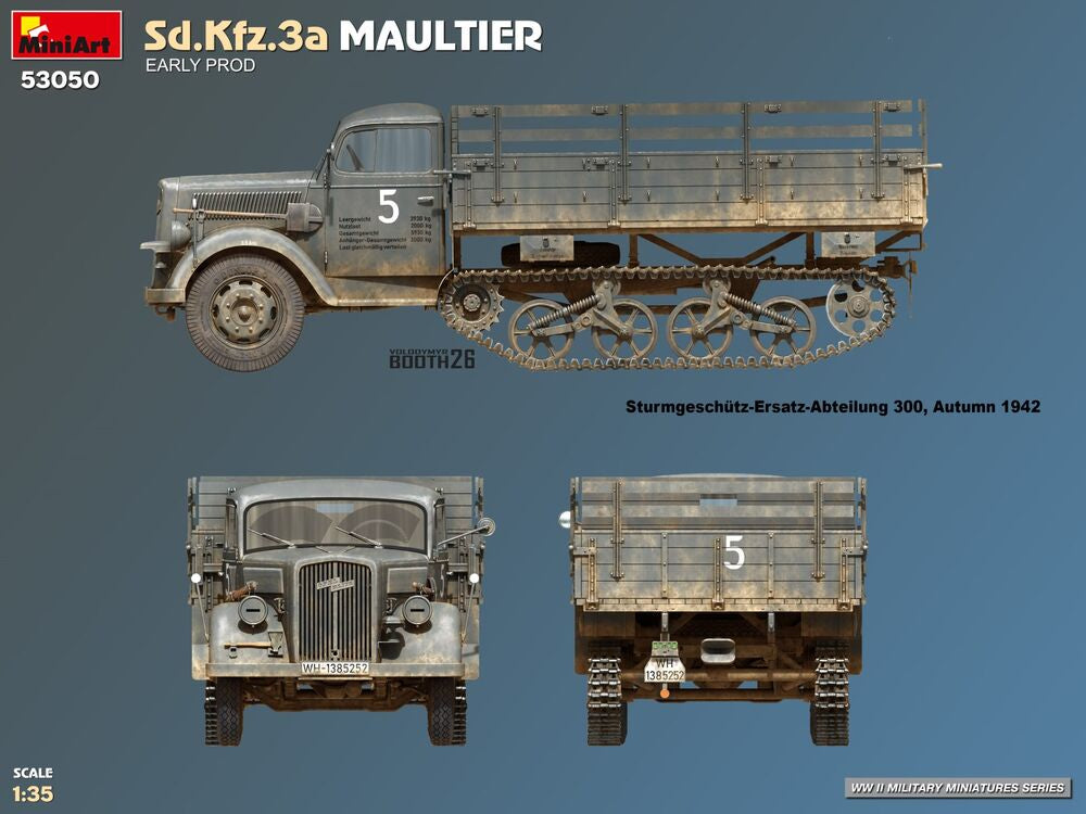 Sd.Kfz.3a Maultier. Early Prod
