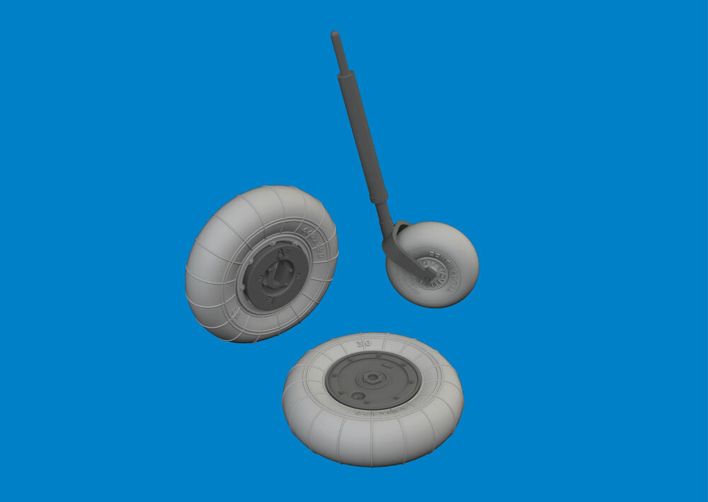 Bf 109K-4 wheels for Kotare