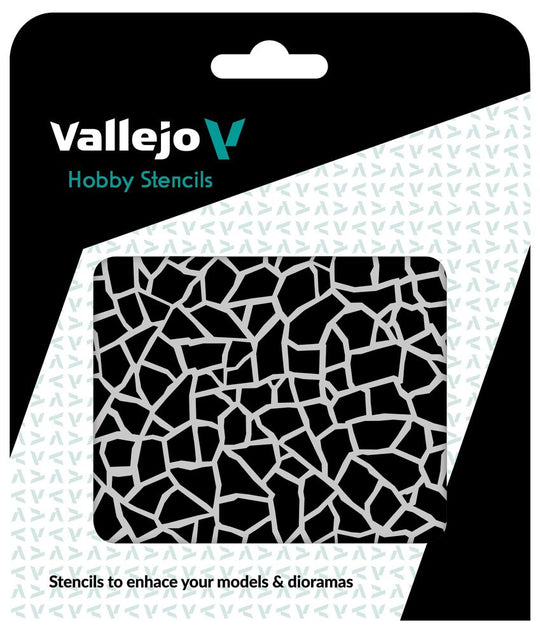Vallejo Stencils: Giraffe Camo WWII 125 x 125 mm