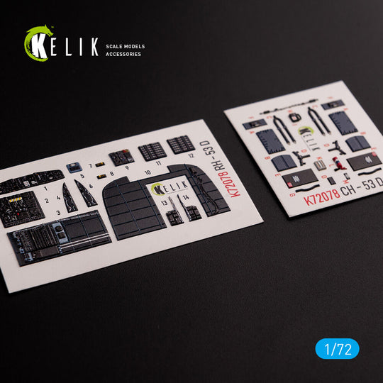 CH-53D Sea Stallion interior 3D decals for Fujimi/Academy kit