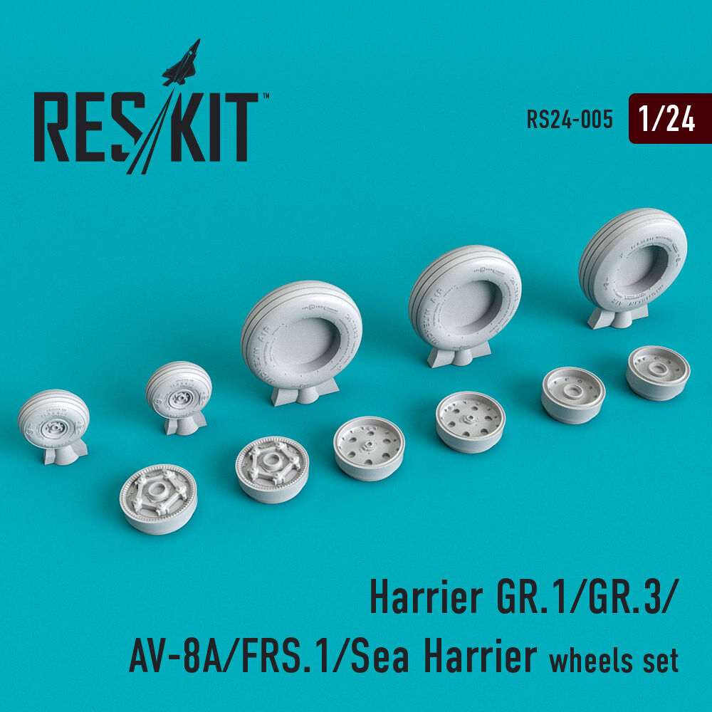 Harrier GR.1/GR.3/AV-8A/FRS.1/Sea Harrier wheels set