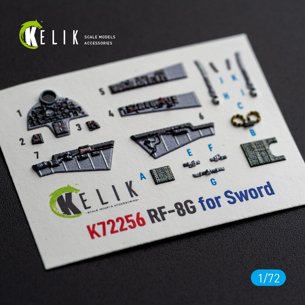 RF-8G - interior 3D decals for Sword