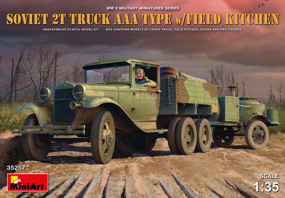 Soviet 2 t Truck AAA Type w/Field Kitchen