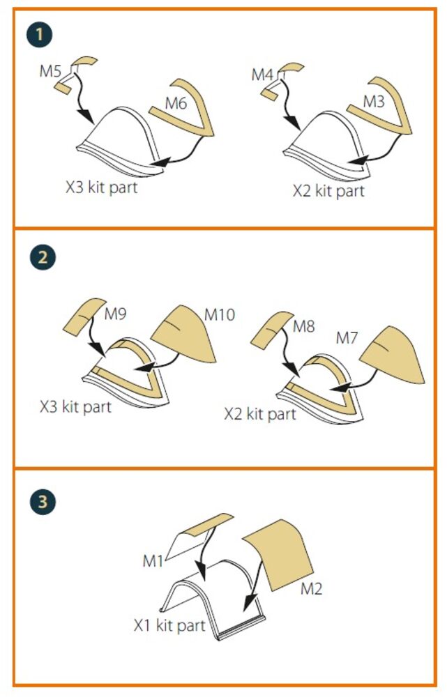 Culver PQ-14 (all versions) painting mask for CP kits