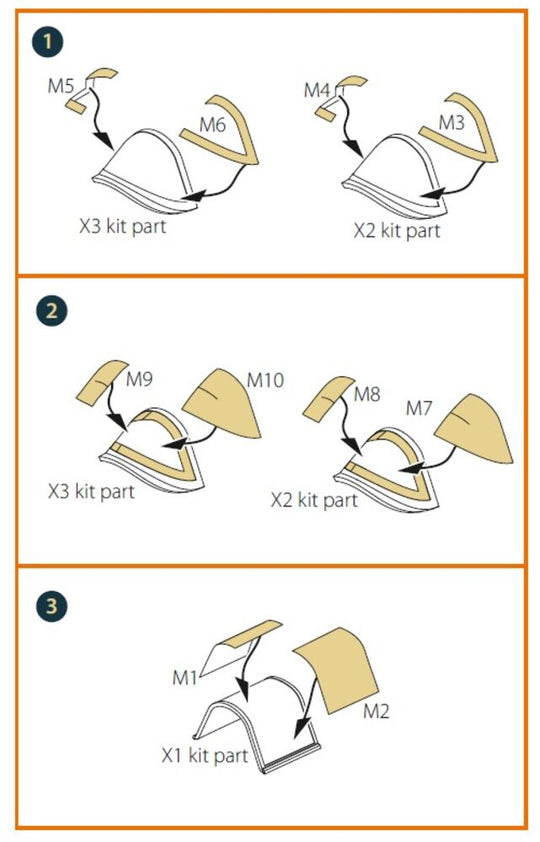Culver PQ-14 (all versions) painting mask for CP kits