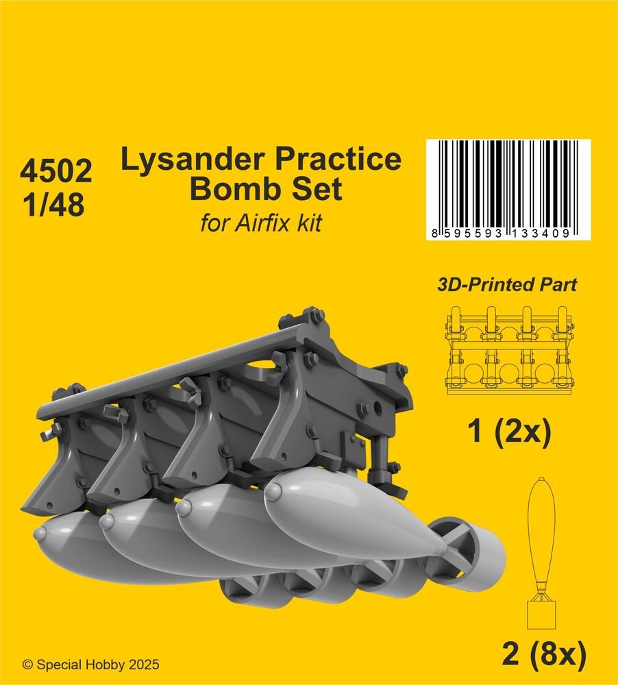 Lysander Practice Bomb Set for Airfix