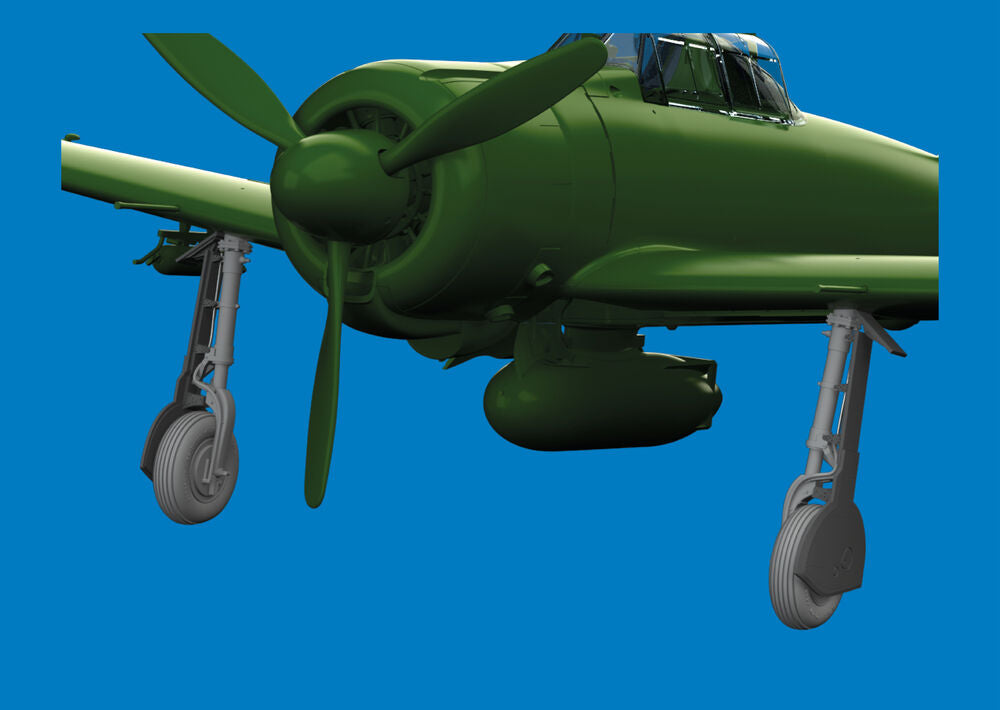 A6M undercarriage legs PRINT for Eduard