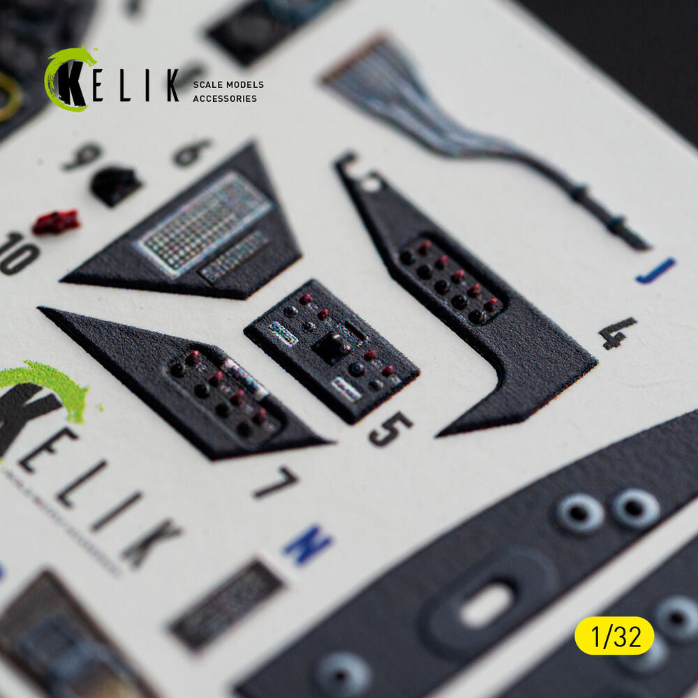 Bf-109 G2/4 - interior 3D decals for Revell