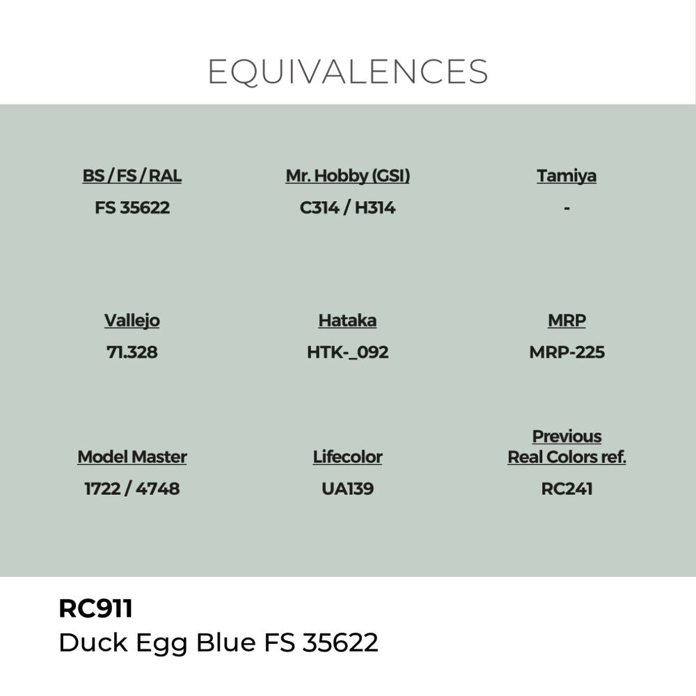 Real Colors: Duck Egg Blue FS 35622 17 ml.