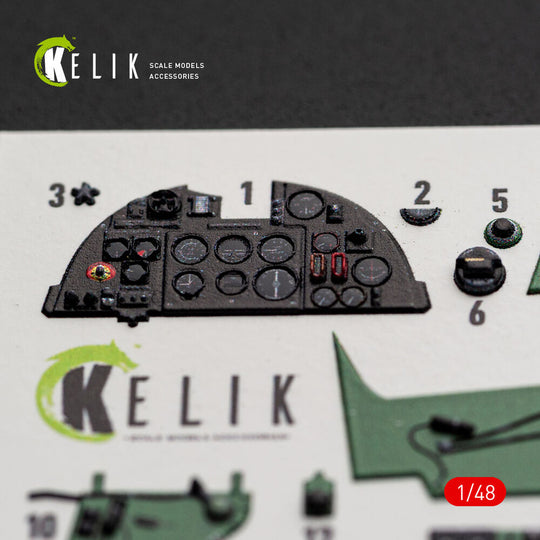 Hurricane Mk.IIC - interior 3D decals for Hobby Boss