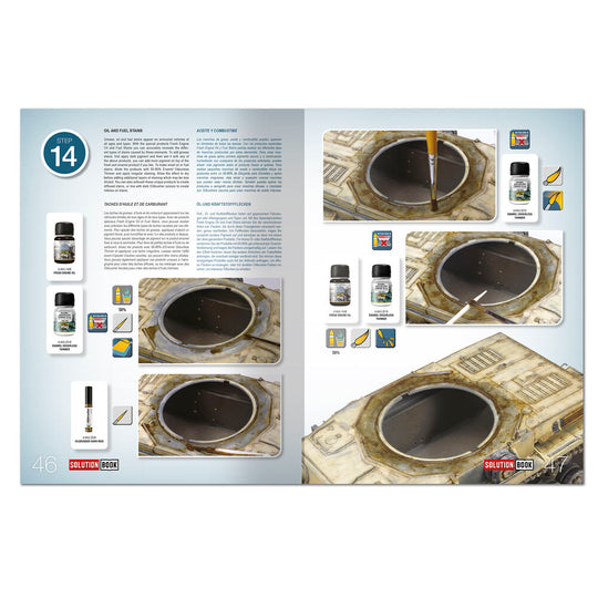 SOLUTION BOOK 19 - How to Paint WWII German D.A.K .Vehicles - (Multilingual)