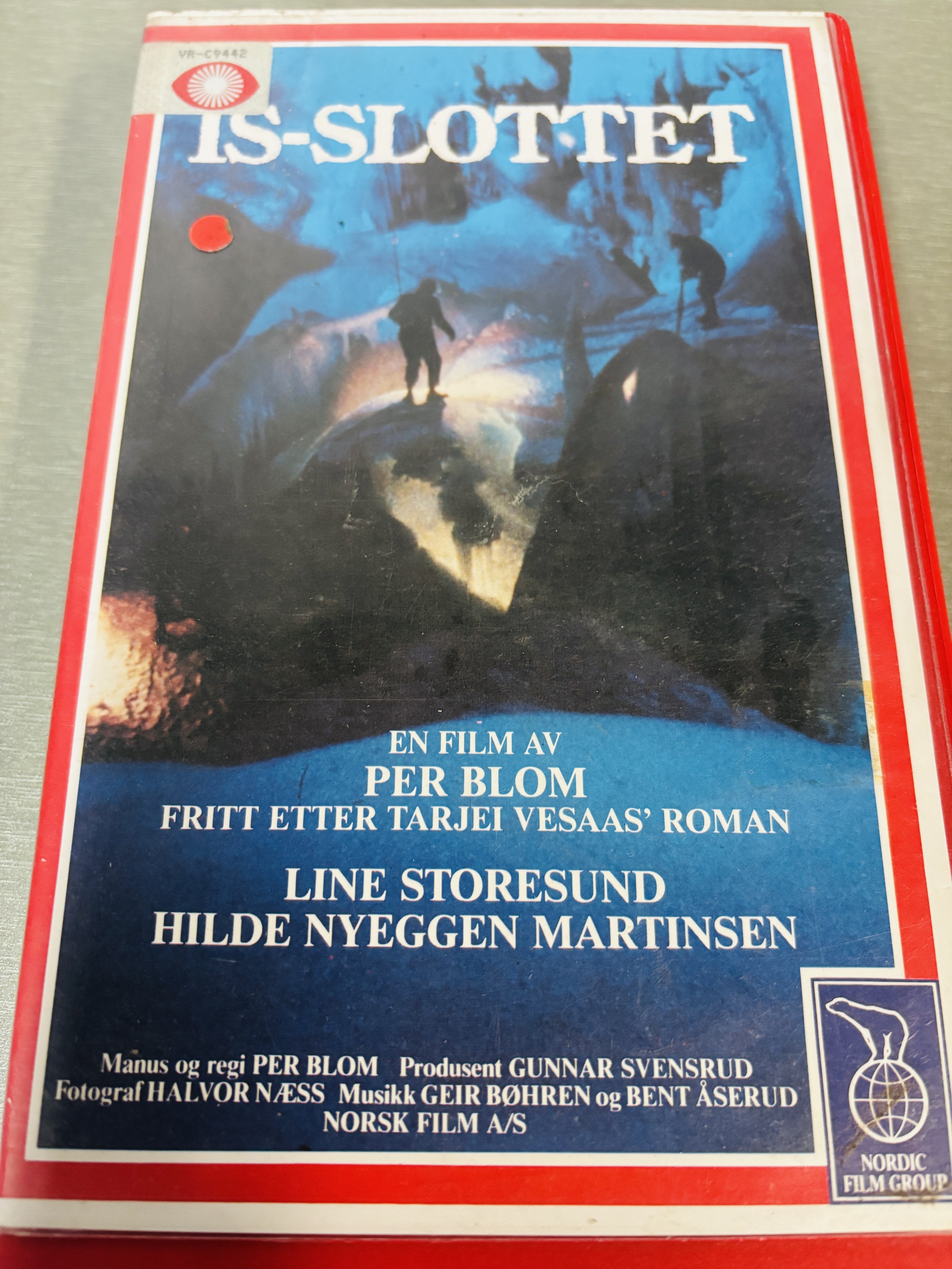 Is-slottet (1987). VHS Big Box.