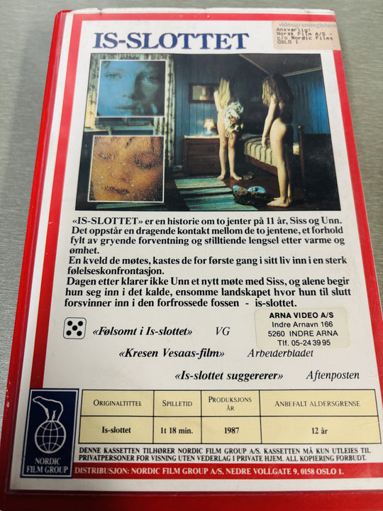 Is-slottet (1987). VHS Big Box.