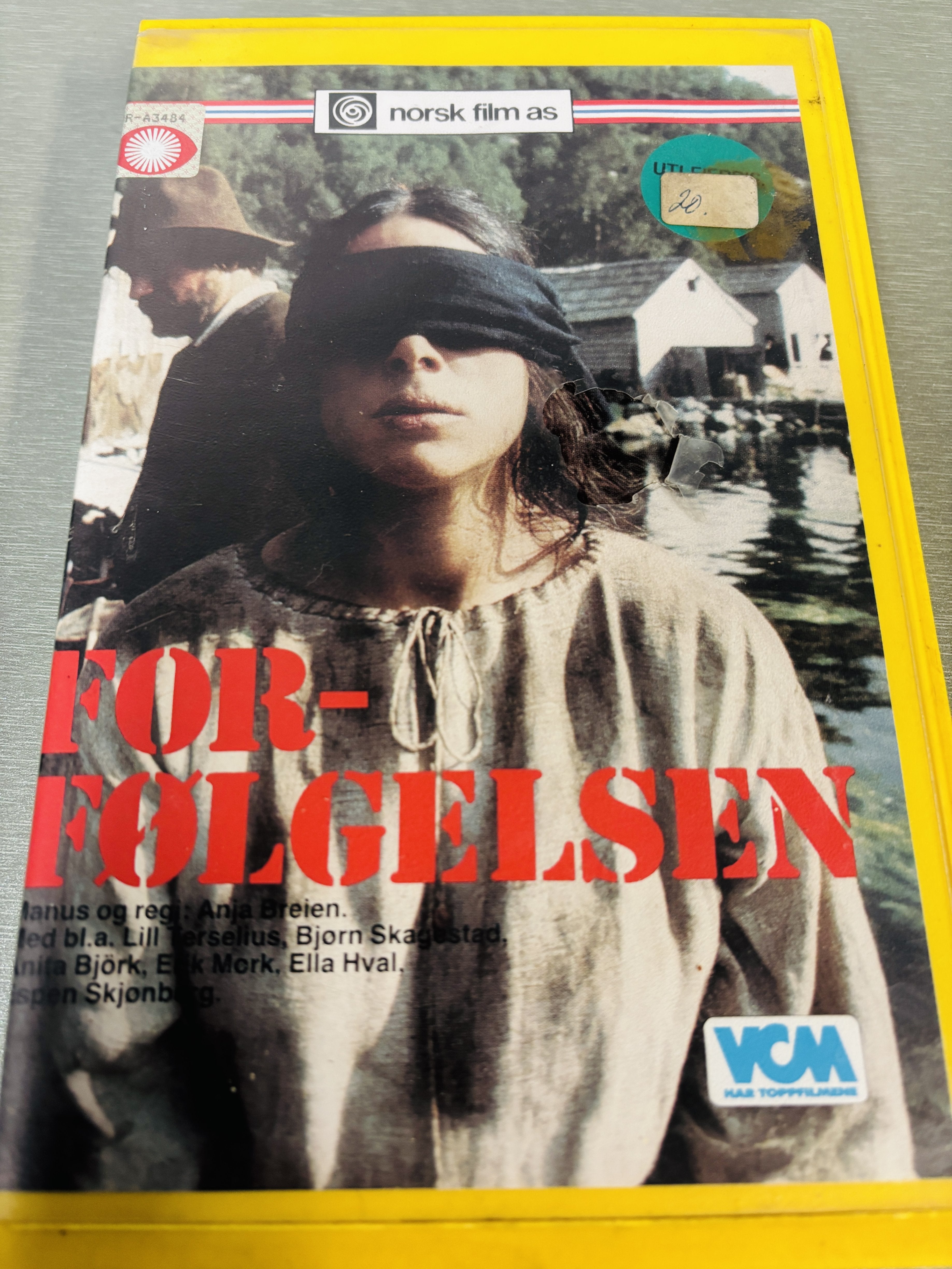 Forfølgelsen (1981). VHS Big Box.