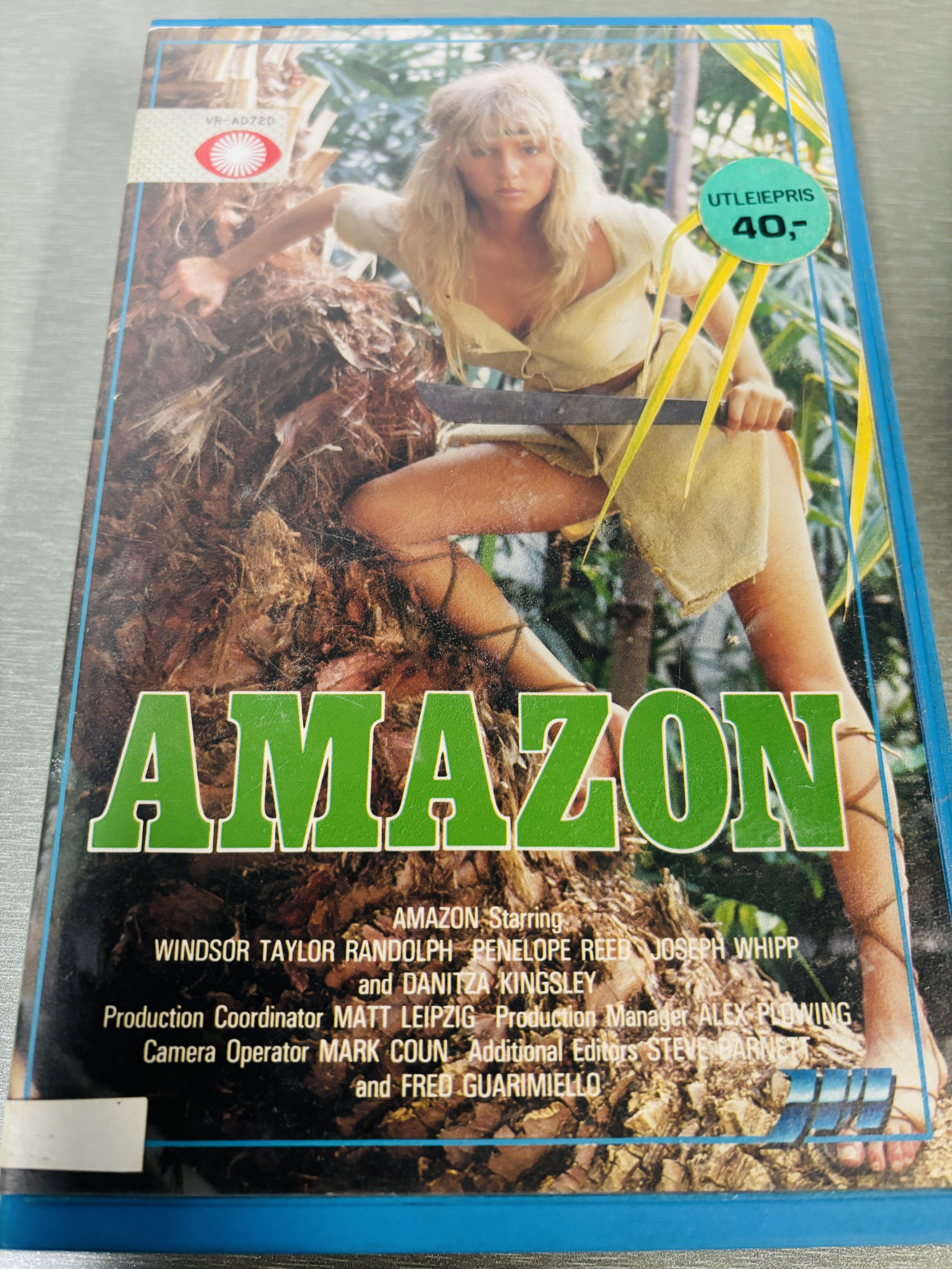 Amazon (1986). VHS Big Box.