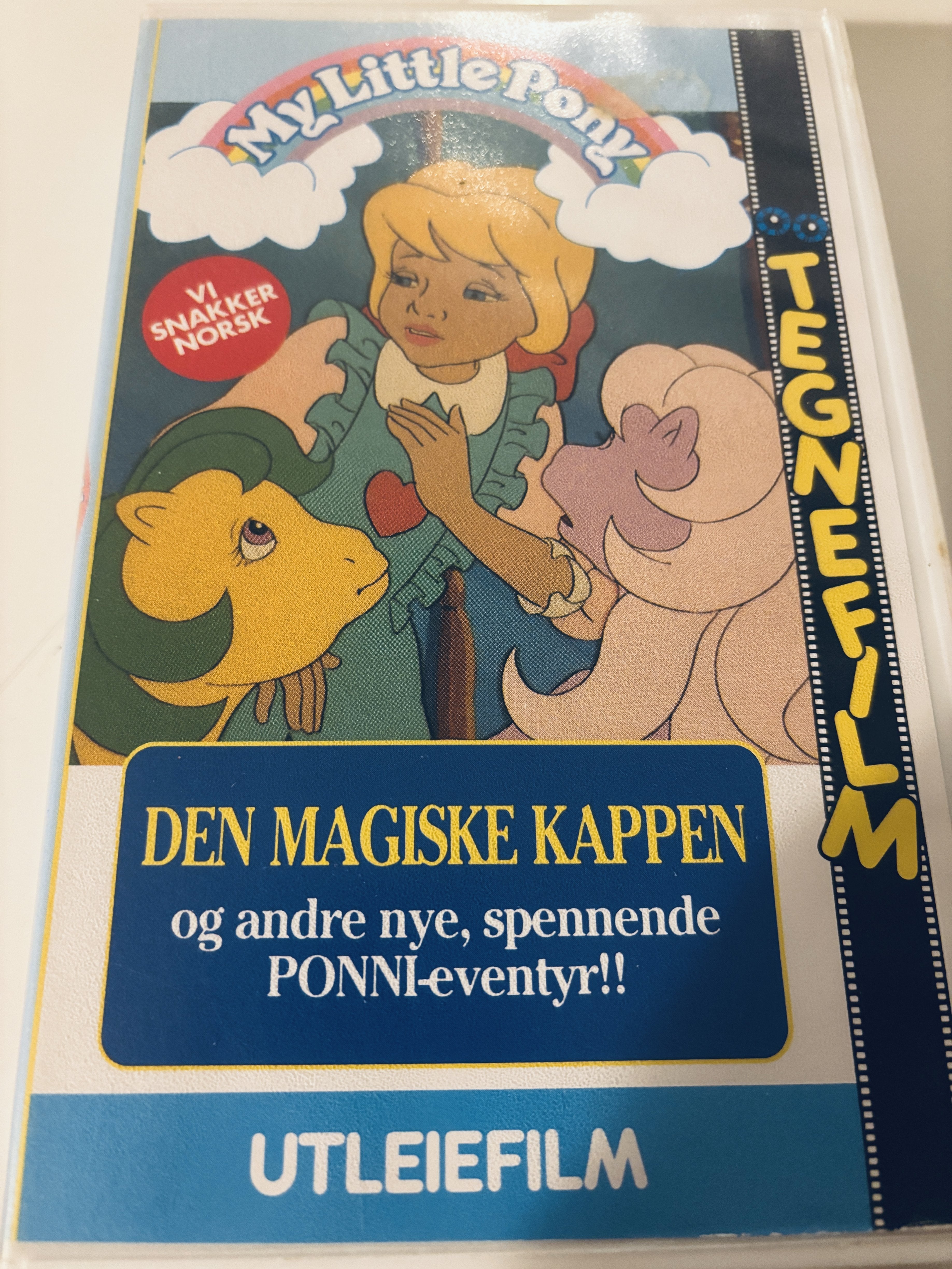 My Little Pony: Den magiske kappen (1986). VHS Big Box.