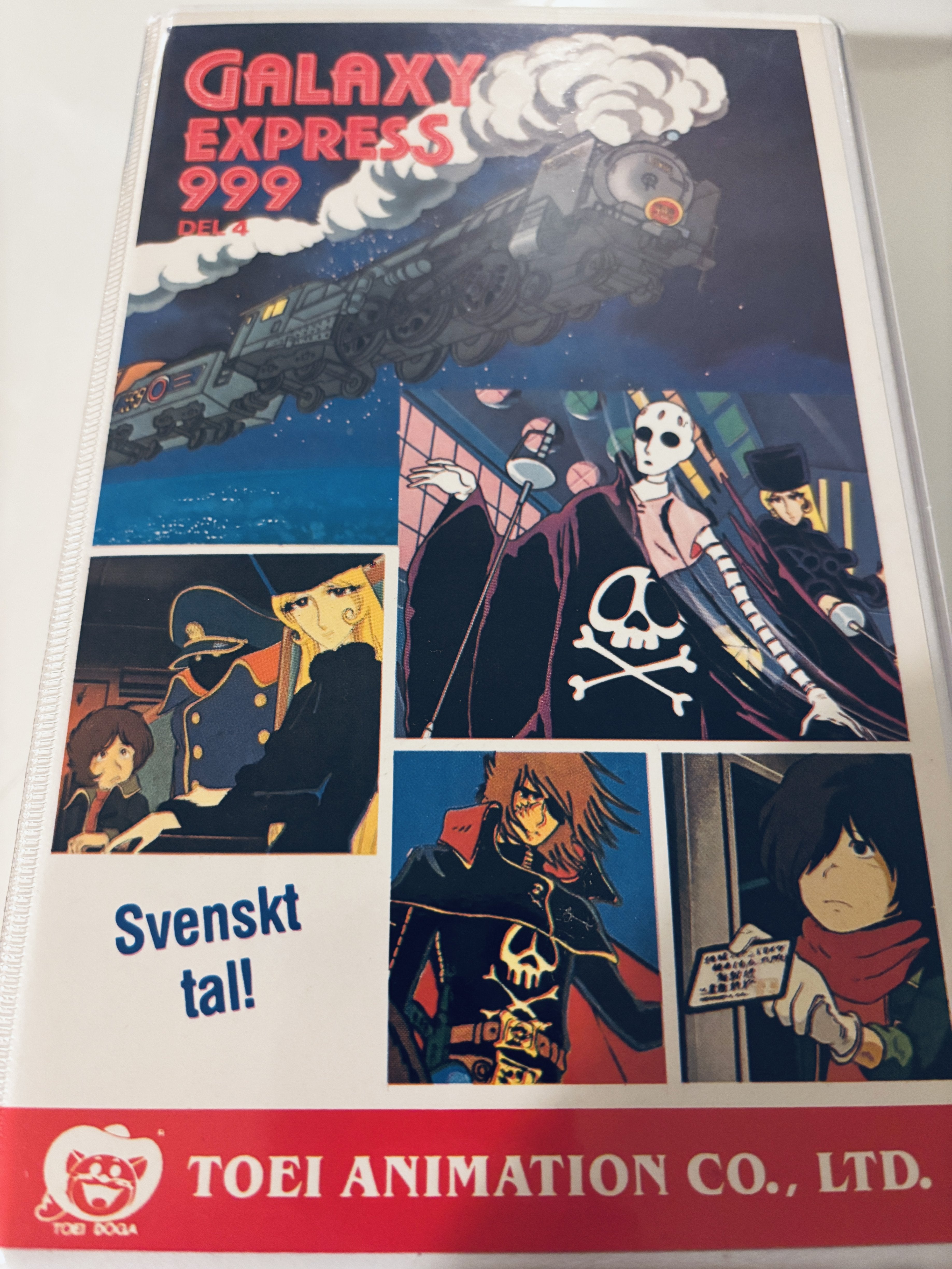 Galaxy Express 999 – Del 4 (1979). VHS Big Box.