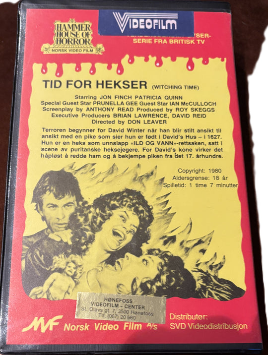 Hammer House of Horror: Tid for hekser (1980). VHS Big Box.