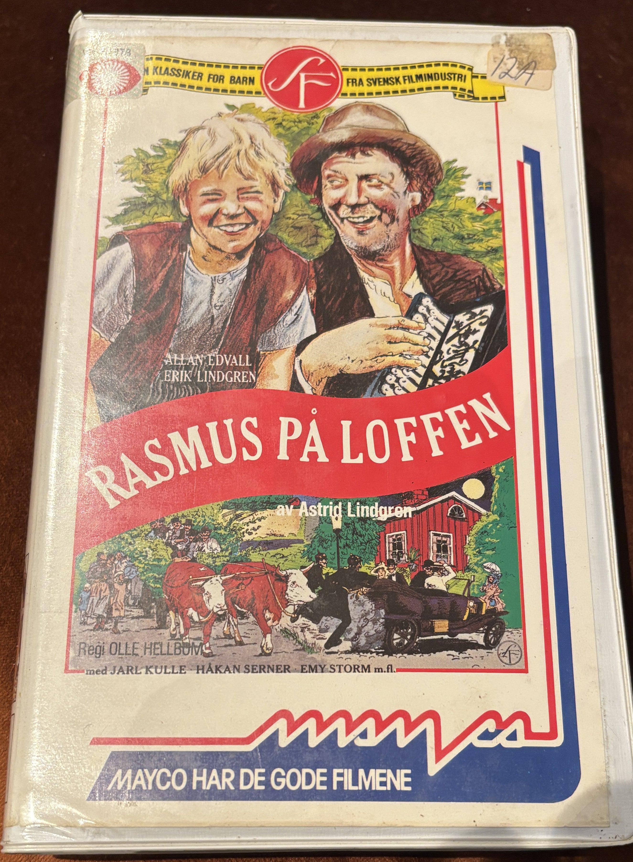 Rasmus på loffen (1981). VHS Big Box.