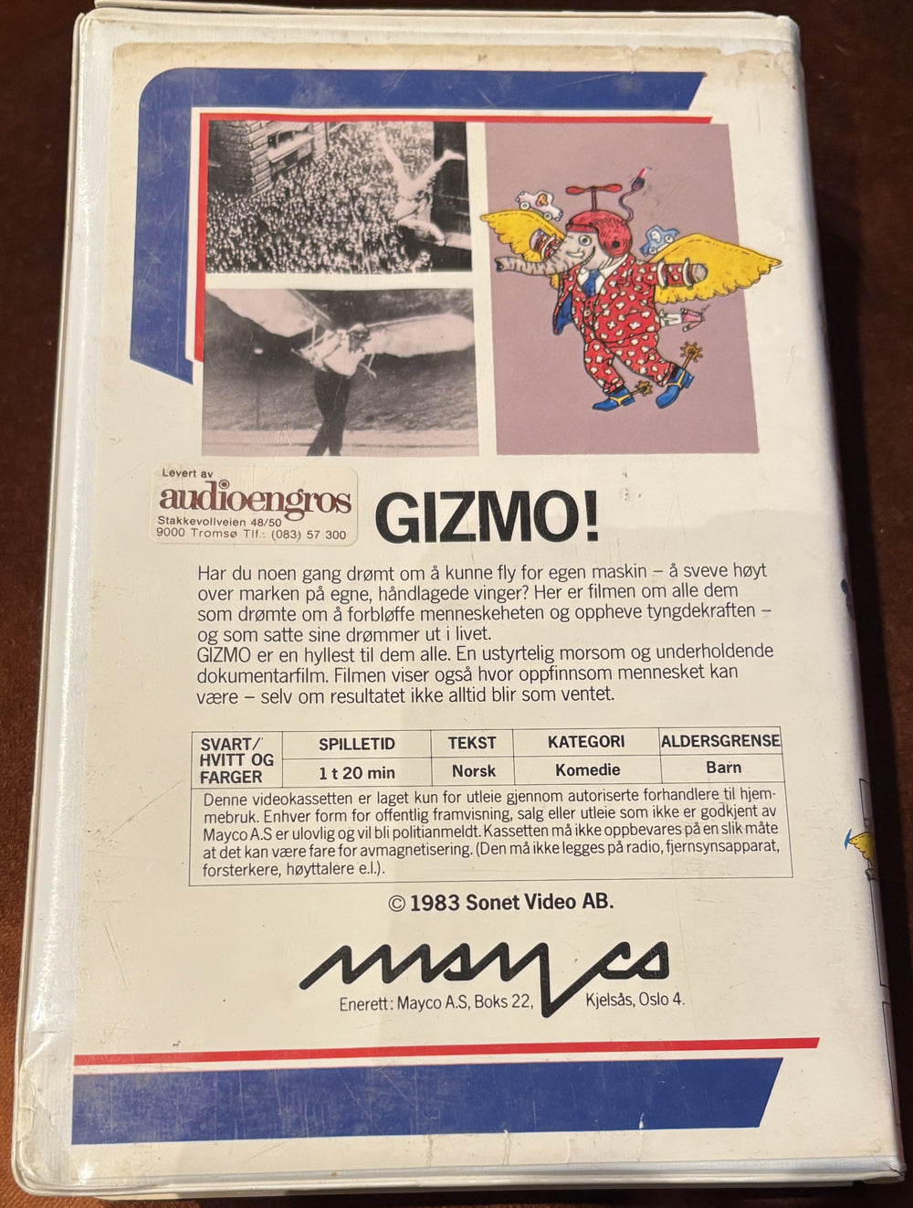 Gizmo! (1977). VHS Big Box.