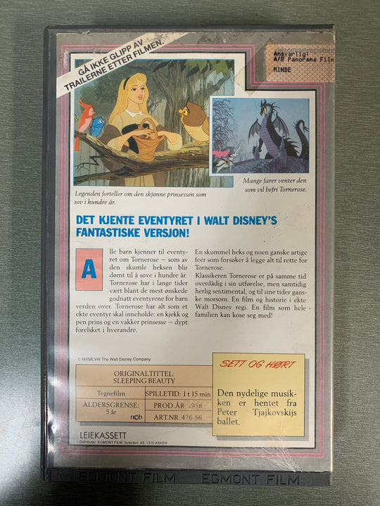 Disney's Tornerose (1959). VHS Big Box.