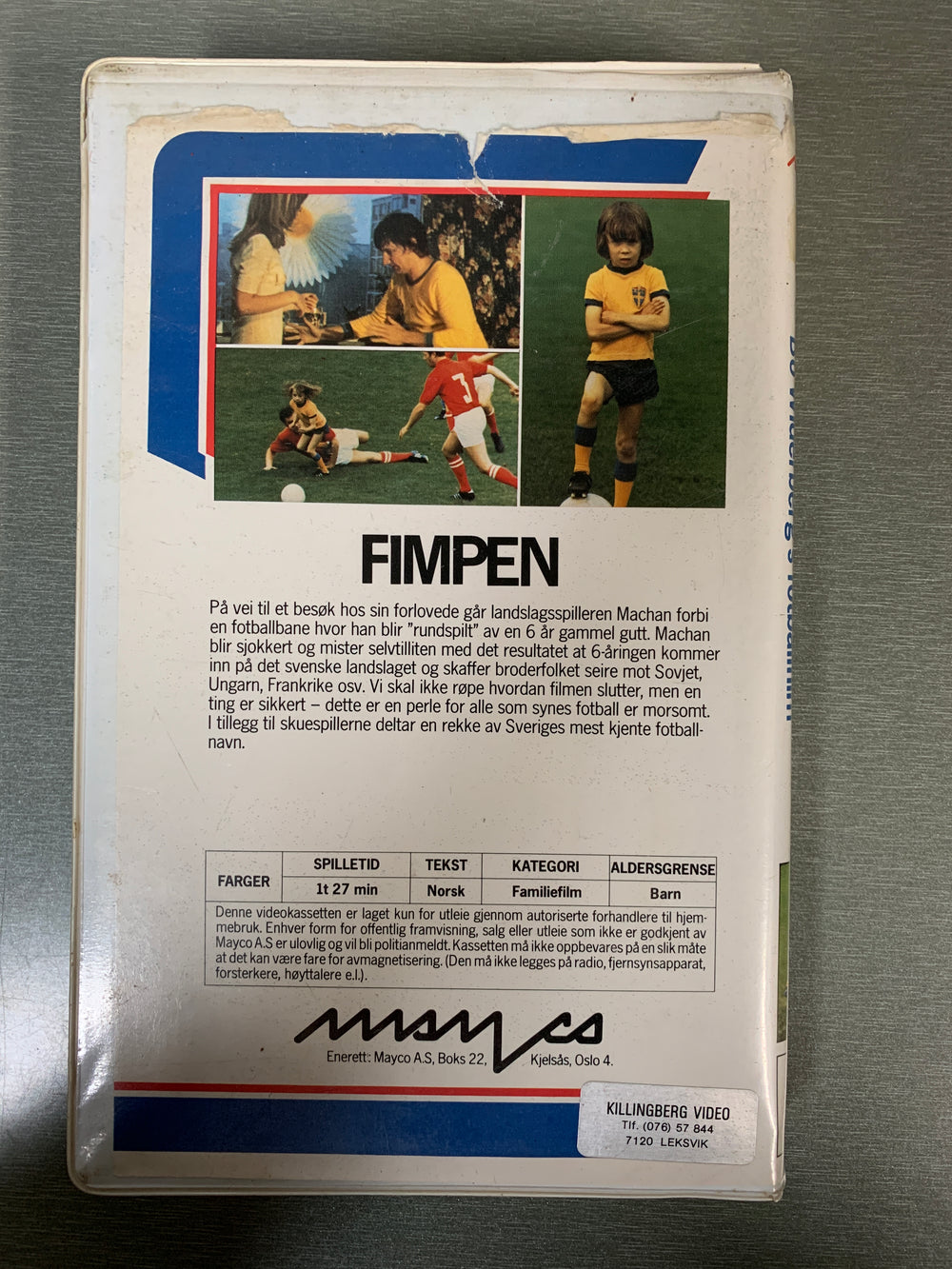Fimpen (1974). VHS Big Box.