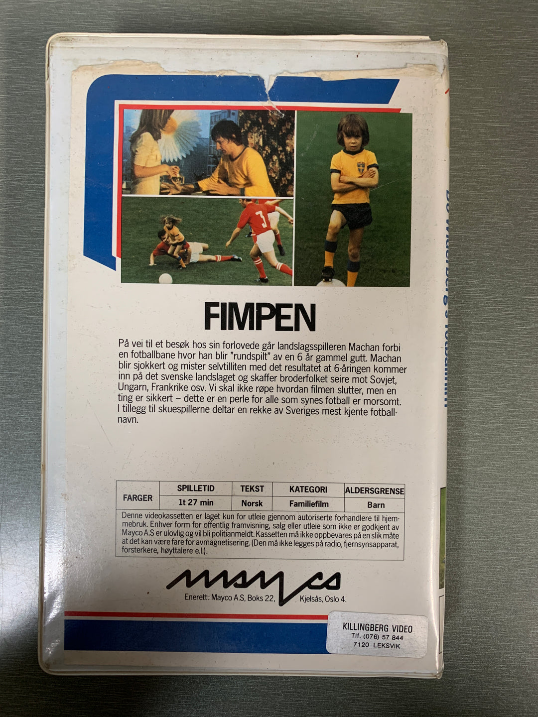 Fimpen (1974). VHS Big Box.