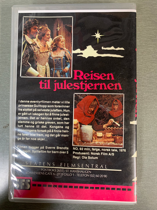 Reisen til Julestjernen (1976). VHS Big Box.