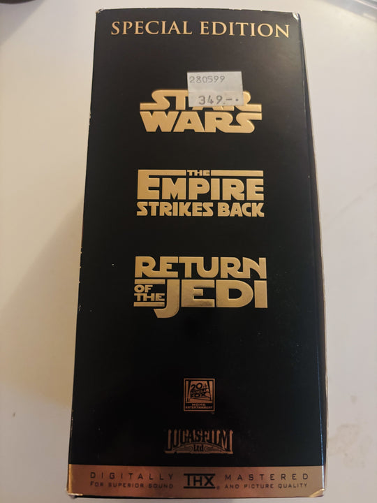 Star Wars Trilogy - Special Edition (1997). VHS.