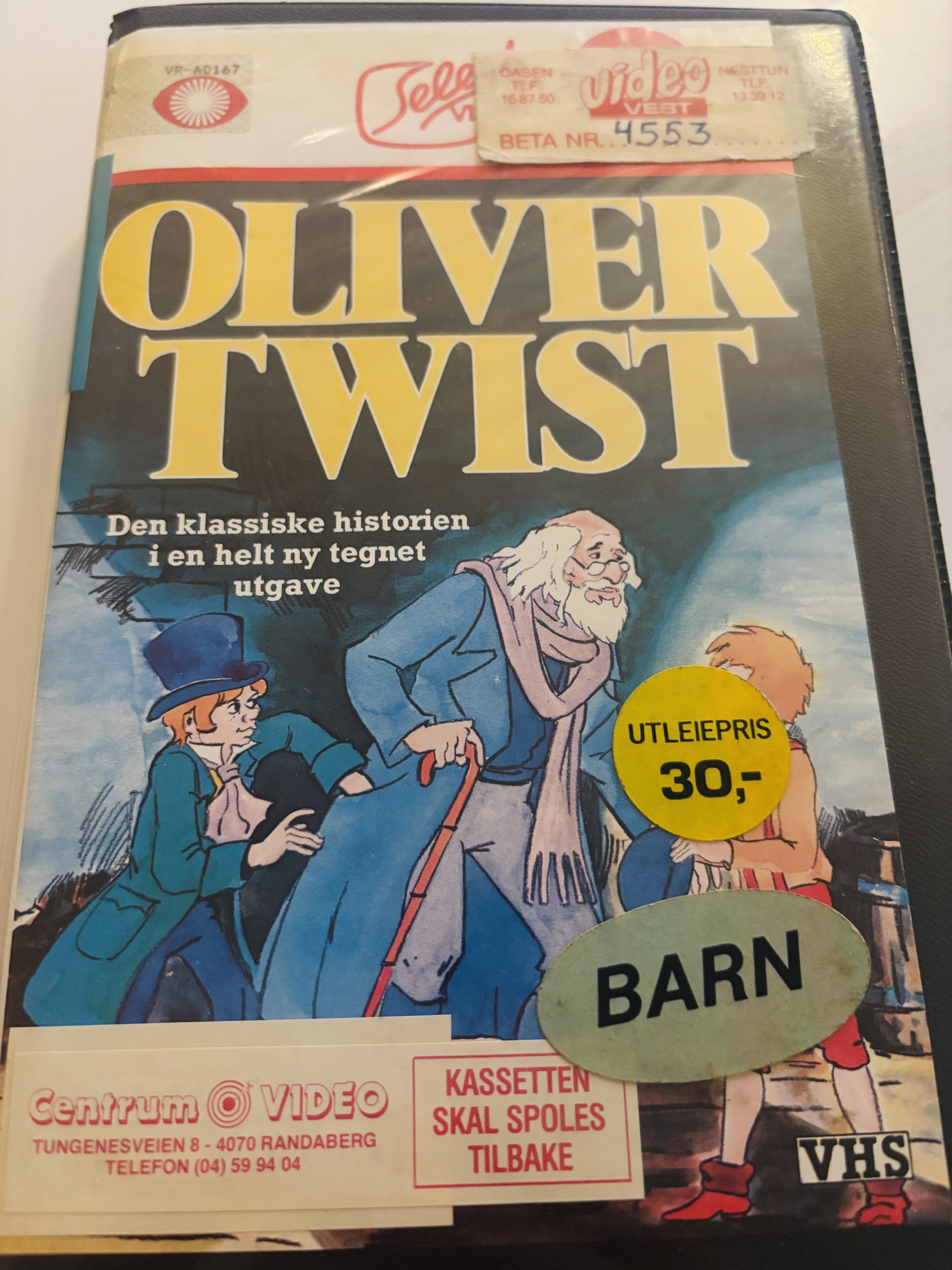 Oliver Twist (1982). BETA-film