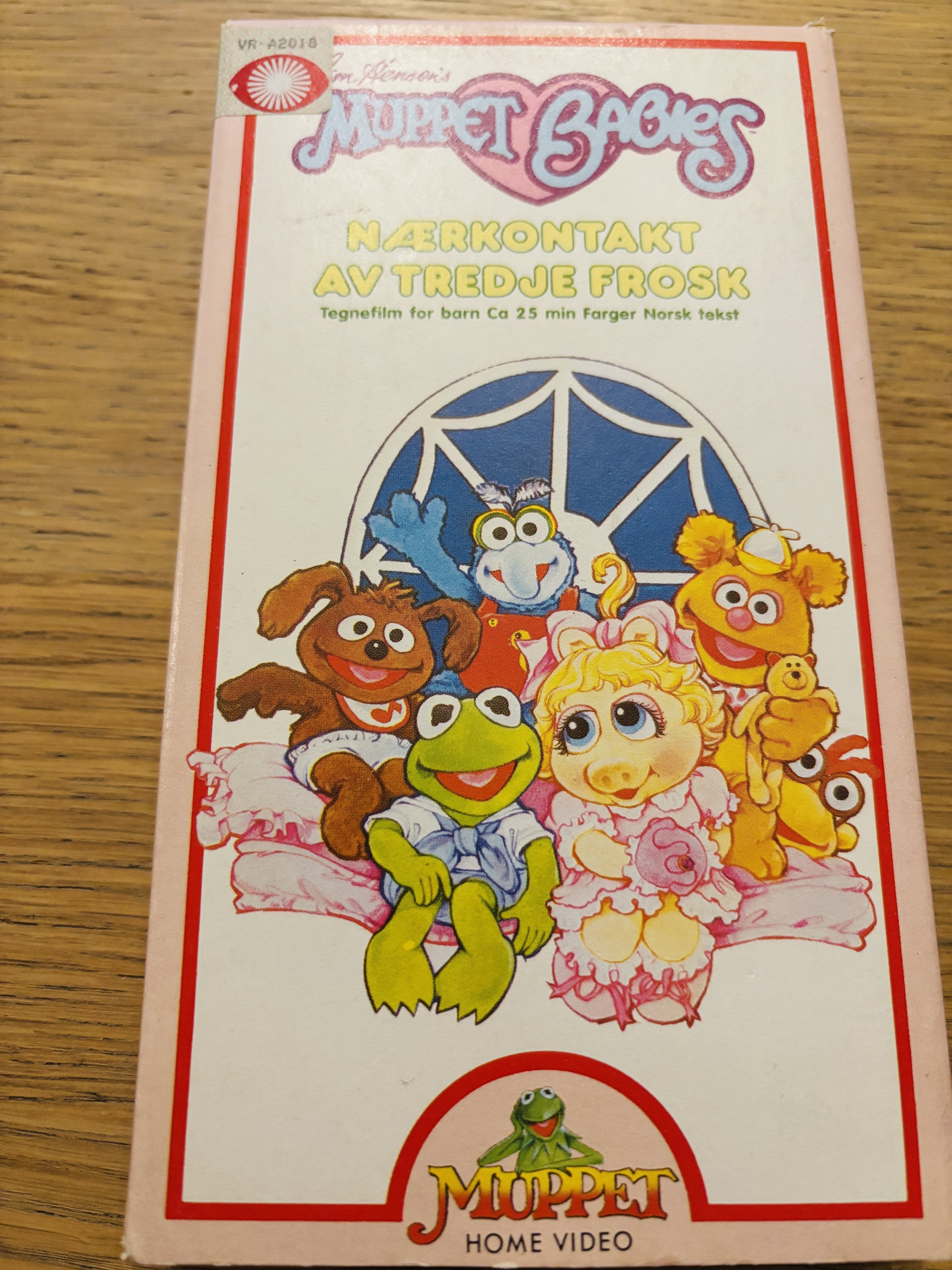 Muppet Babies: Nærkontakt av tredje frosk (1984). VHS slipcase.