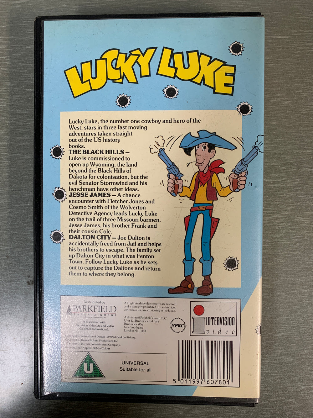 Lucky Luke (1983). VHS.