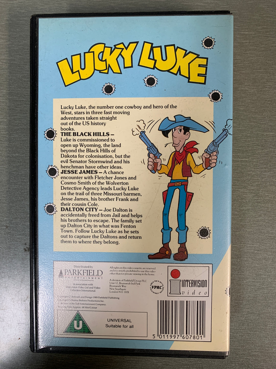 Lucky Luke (1983). VHS.