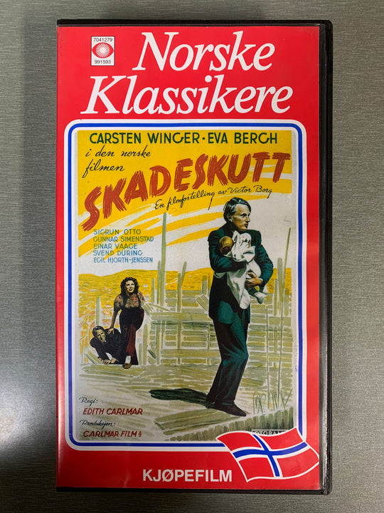 Skadeskutt (1951). (Norske klassikere)VHS.