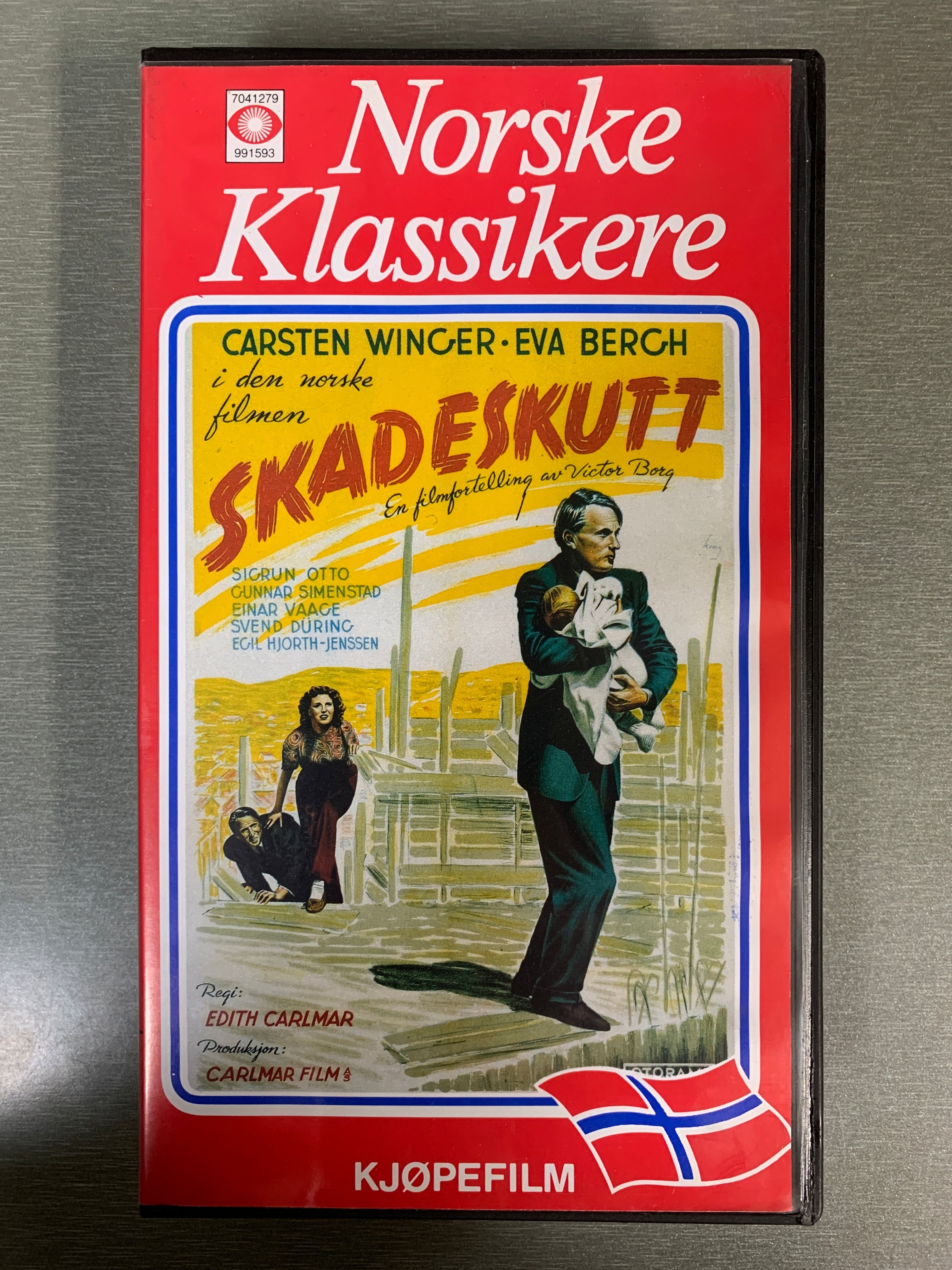 Skadeskutt (1951). (Norske klassikere)VHS.
