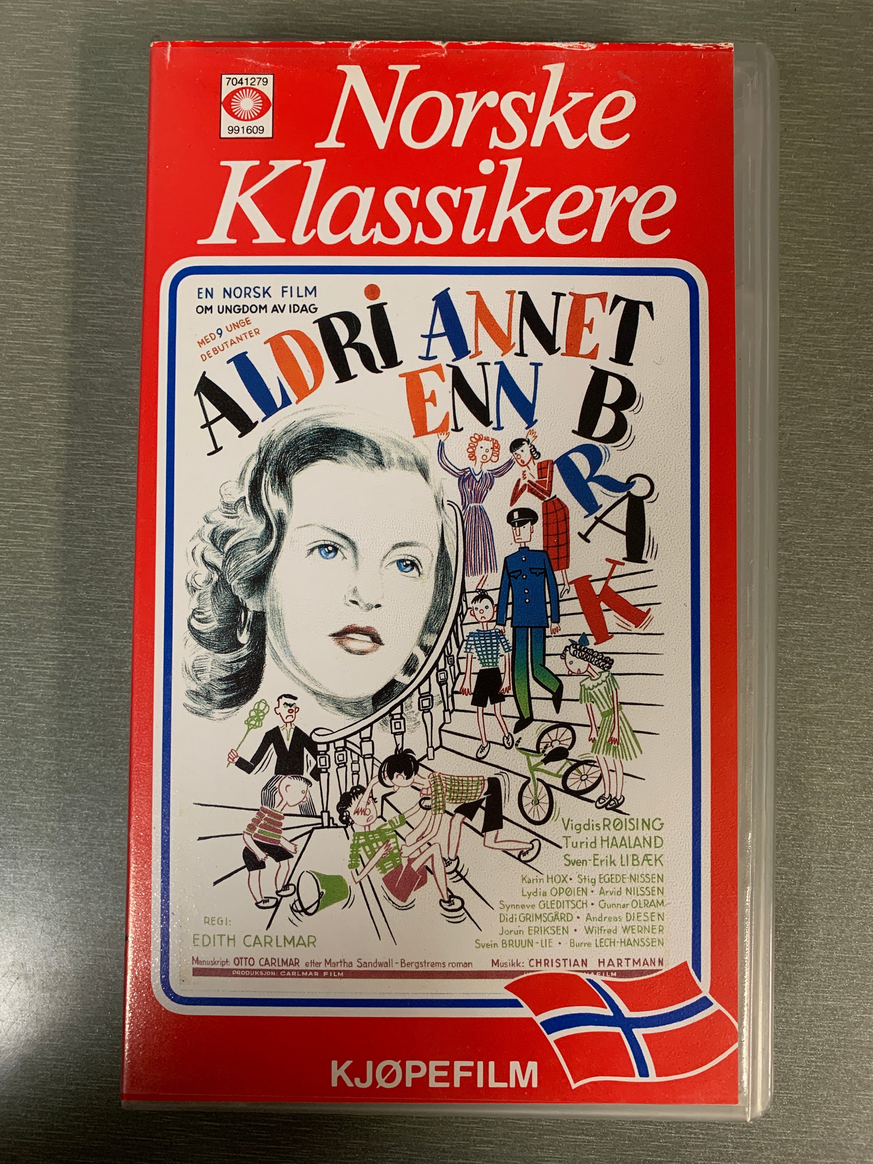 Aldri annet enn bråk (1954). (Norske klassikere) VHS.