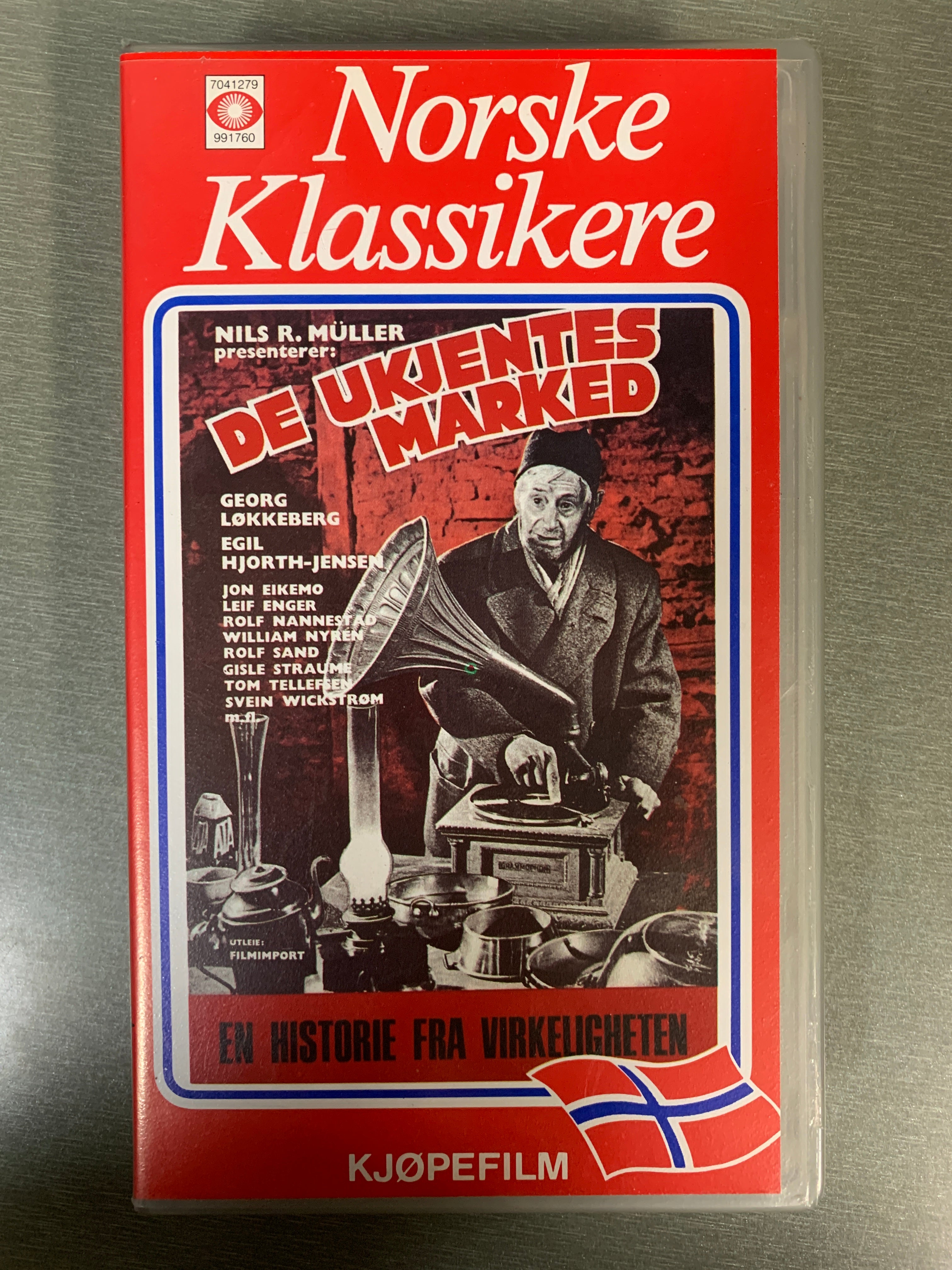 De ukjentes marked (1962). (Norske klassikere). VHS.