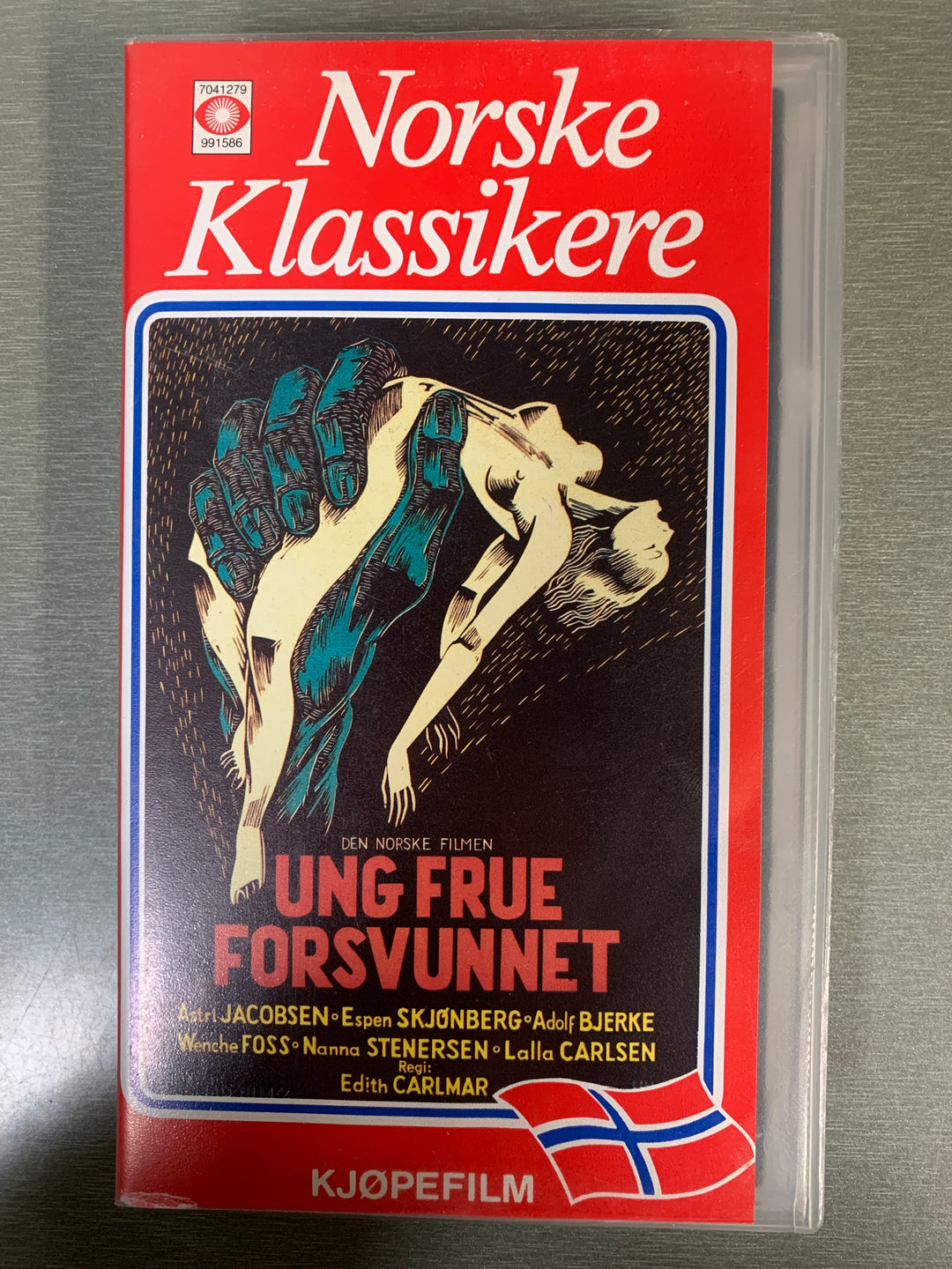 Ung frue forsvunnet (1953). (Norske klassikere). VHS.