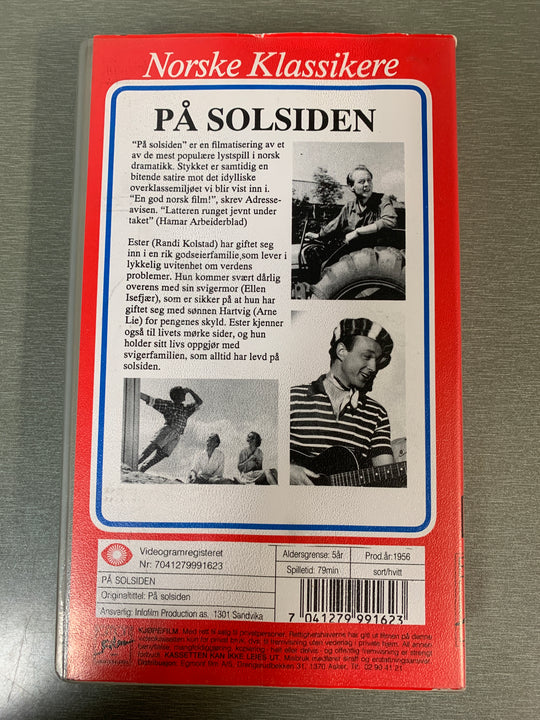 På solsiden (1956). (Norske klassikere). VHS.
