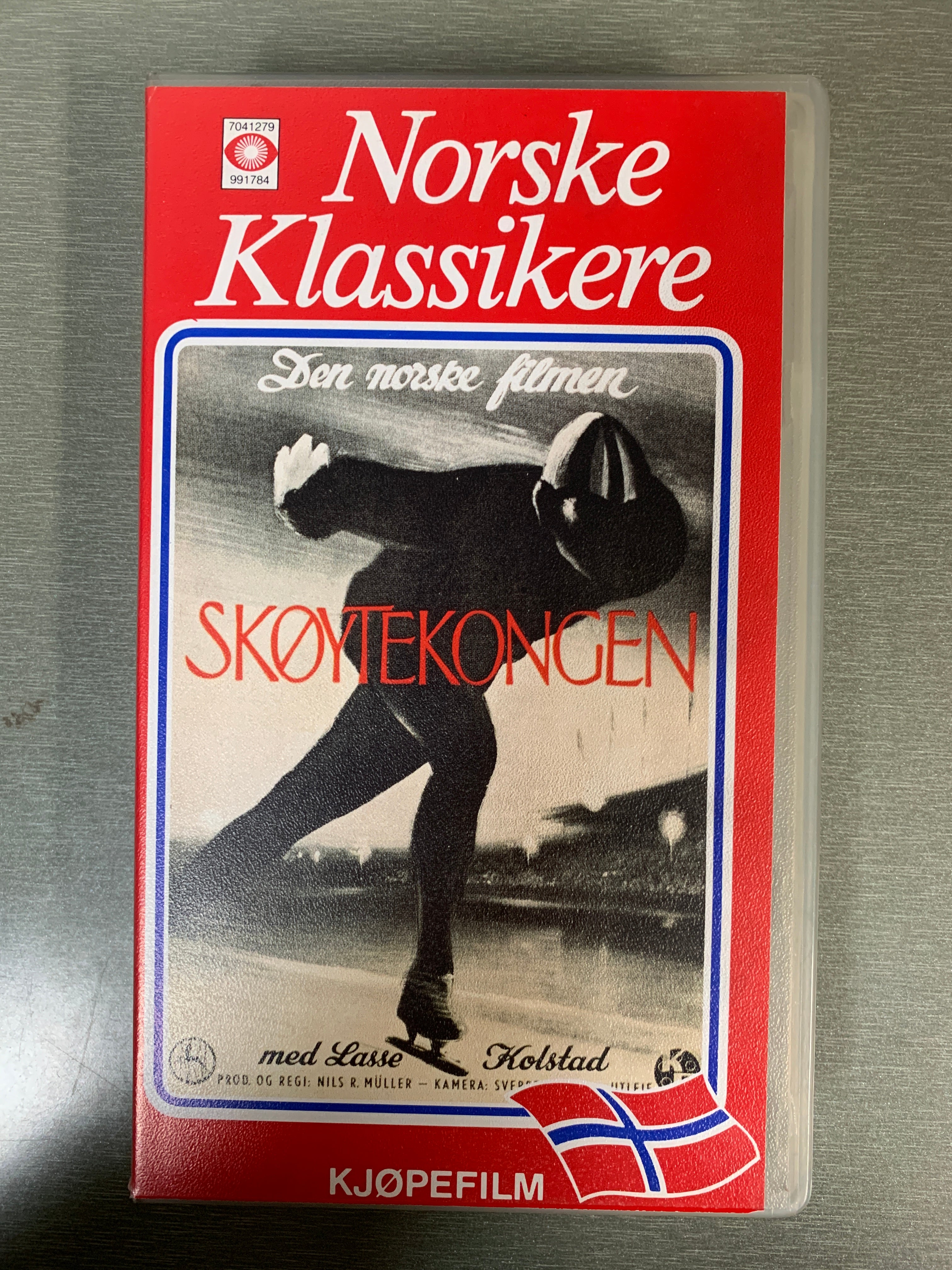 Skøytekongen (1953). (Norske klassikere). VHS.