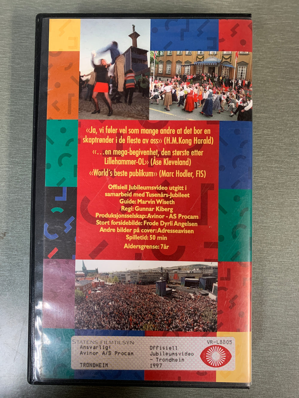 Offisiell Jubileumsvideo Trondheim 1997 (1997). VHS.