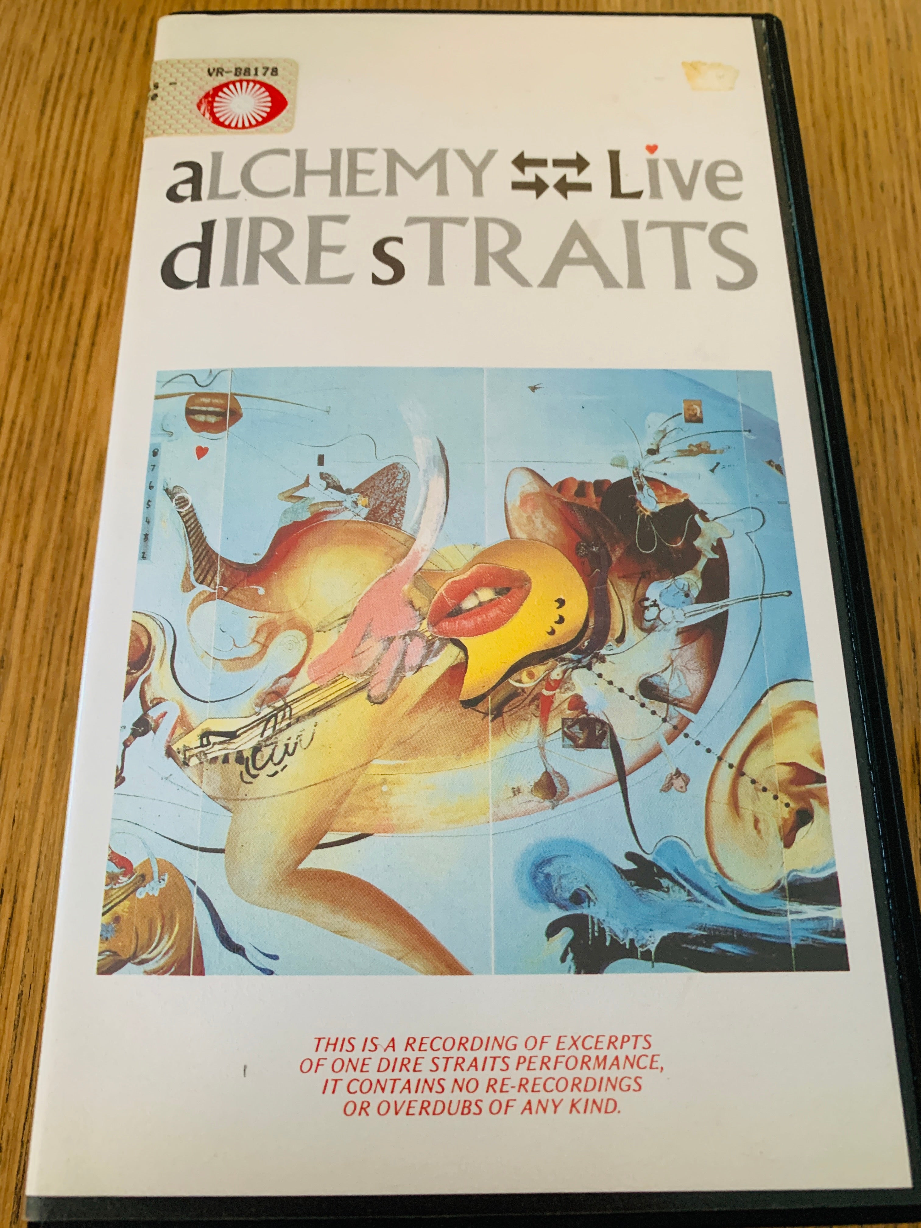 Dire Straits: Alchemy - Live (1984). VHS.
