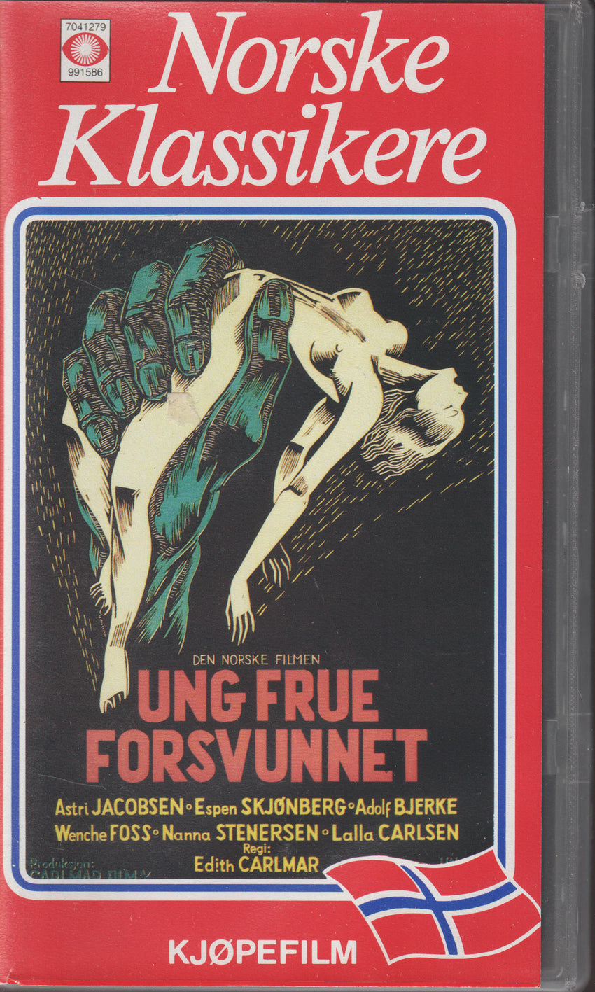 Ung frue forsvunnet (1953)  (Norske klassikere). VHS.