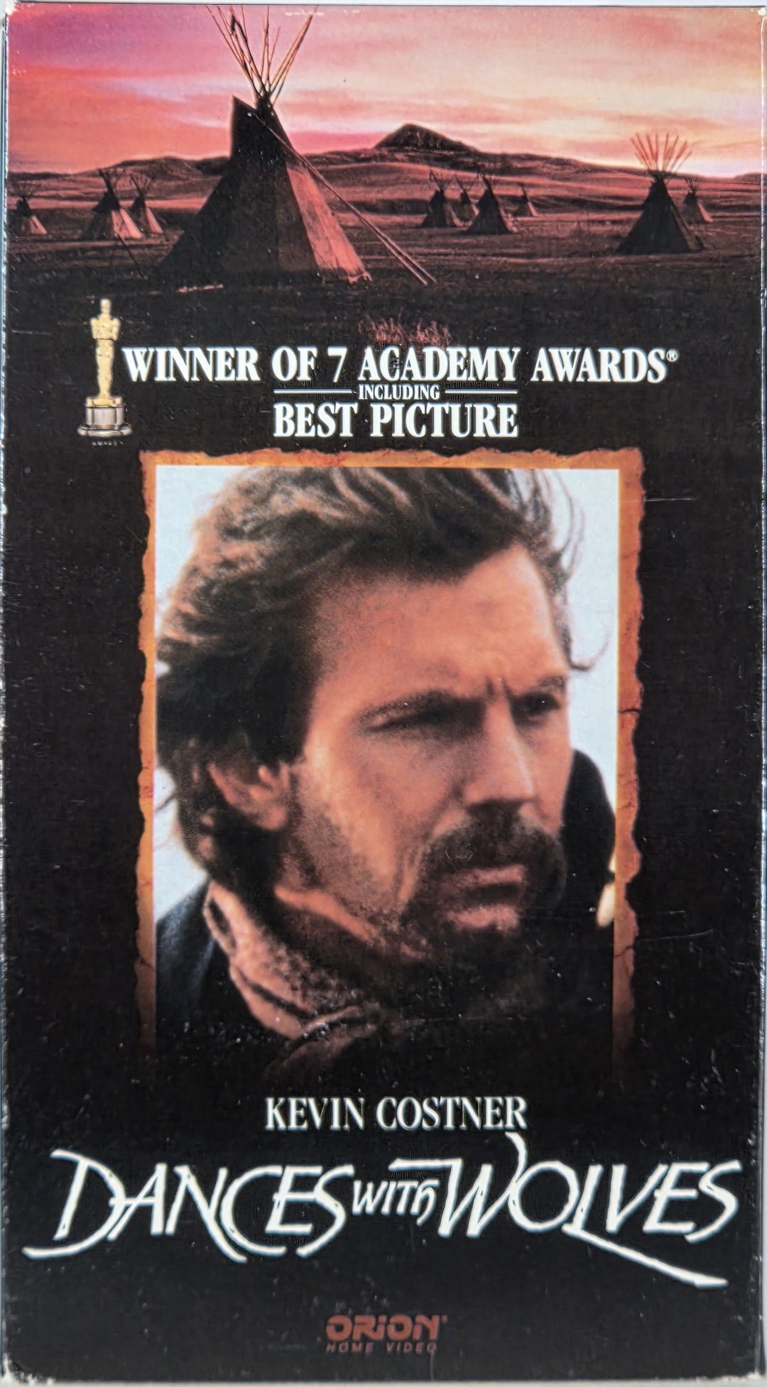 Dances with Wolves (1990). VHS slipcase.