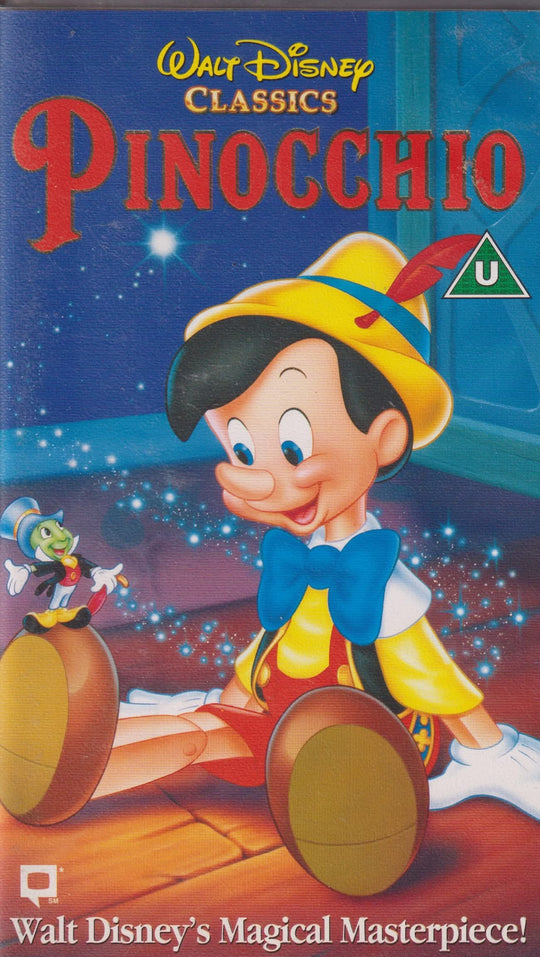 Pinocchio (1940). VHS slipcase.