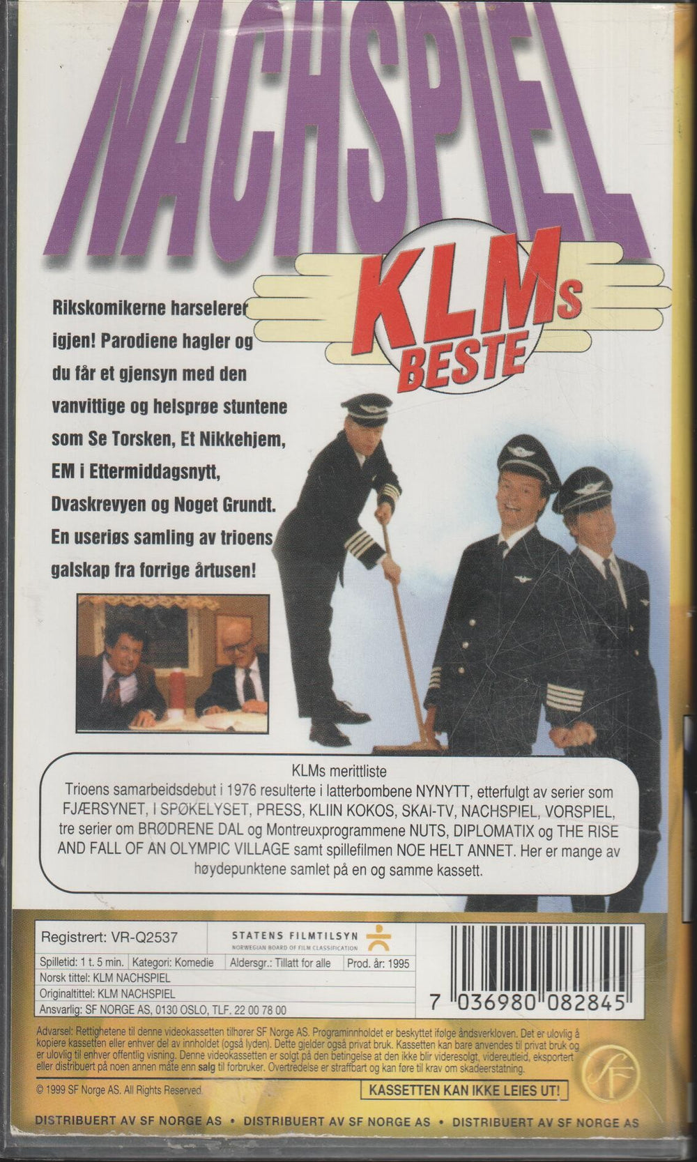 KLMs beste – Nachspiel (1996). VHS.