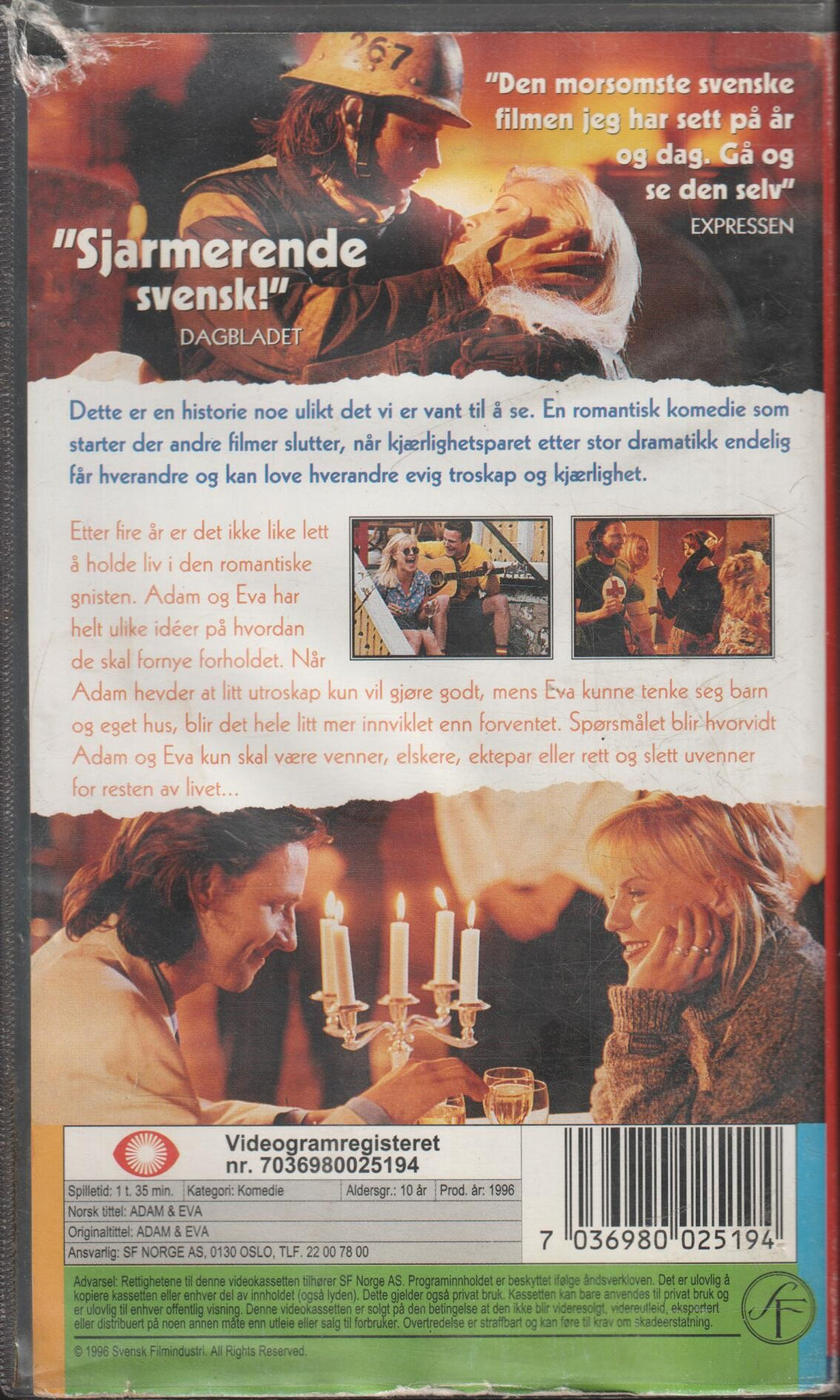 Adam & Eva (1997). VHS.